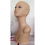 Tête de Mannequin femme soft qualité supérieur Couleur Beige
