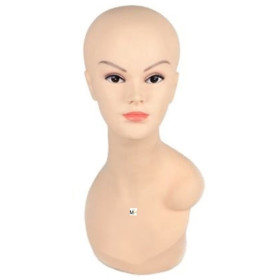Tête de Mannequin femme soft qualité supérieur Couleur Beige