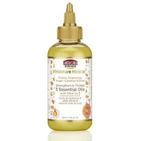 Huile enrichie aux 5 huiles essentielles - Moisture Miracle - African Pride 118 ml