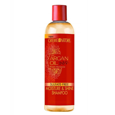 Creme Of Nature Moisture & Shine Shampoo - Shampoing à l'huile d'Argan 354 ml