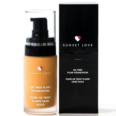 Fond de Teint Fluide Sans Huile - Sunset Love Cosmetics