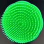 Brosse plastique à cheveux ronde démêlante couleur verte
