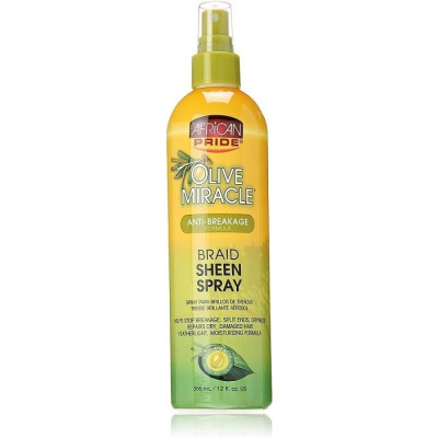 African Pride Olive Miracle Braid Sheen Spray 355 ml