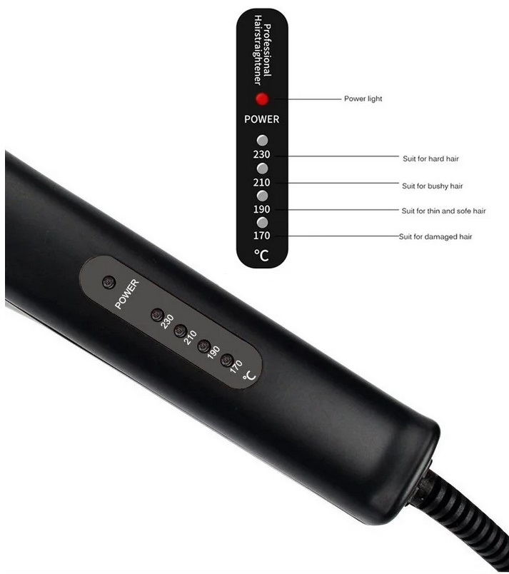 Bouton de réglage de la température