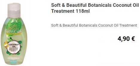 Soft & Beautiful Botanicals Coconut Oil